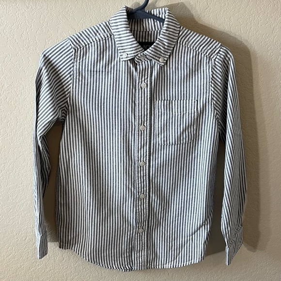 Place Other - Boy Place Black and White Casual Button Down Shirt